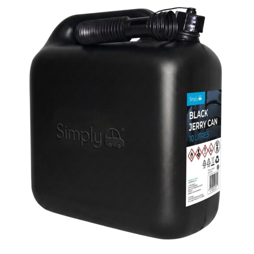 10L BLACK JERRY CAN