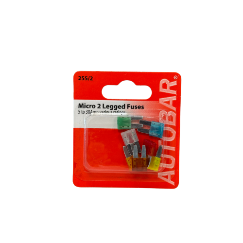 ASSORTED MICRO 2 LEGGED FUSES (PK 7)