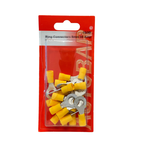 RING CONNECTOR 8MM 35 AMP (PK 20)