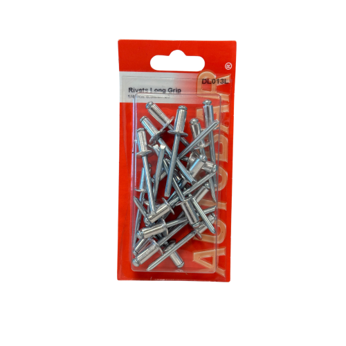 LONG GRIP RIVETS  1/4 (PK 20)
