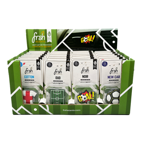 PK24 FOOTBALL AIR FRESHENER ASSORTMENT