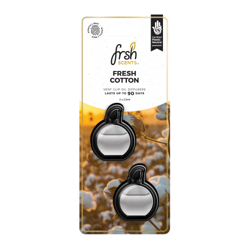 COTTON 2.5ML 2PK MINI OIL DIFFUSERS