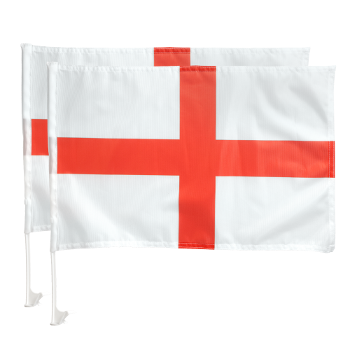 PAIR ENGLAND FLAGS