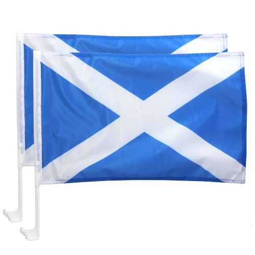 PAIR SCOTTISH FLAGS