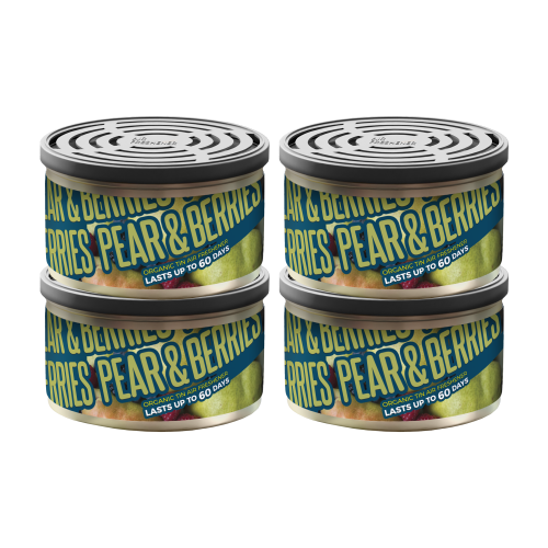 4PK PEAR & BERRIES FRSH TIN CARDED