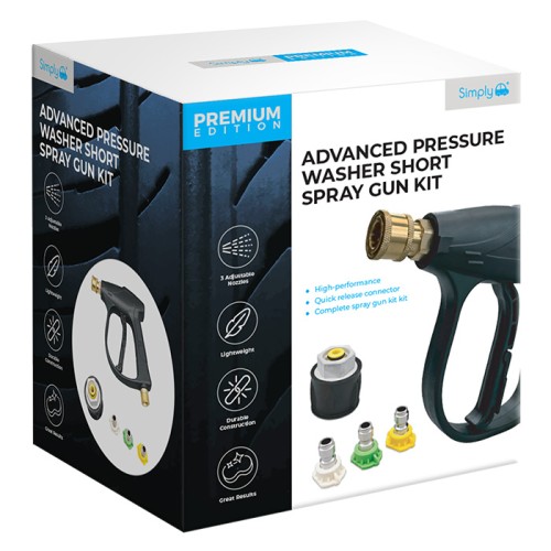 Advanced Pressure  Washer Short Spray Gun Kit