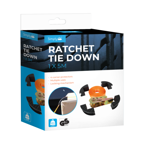 RATCHET TIE DOWN 5M X 2.5CM