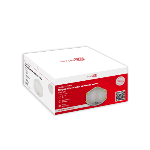 FFP1 MASKS PACK OF 3