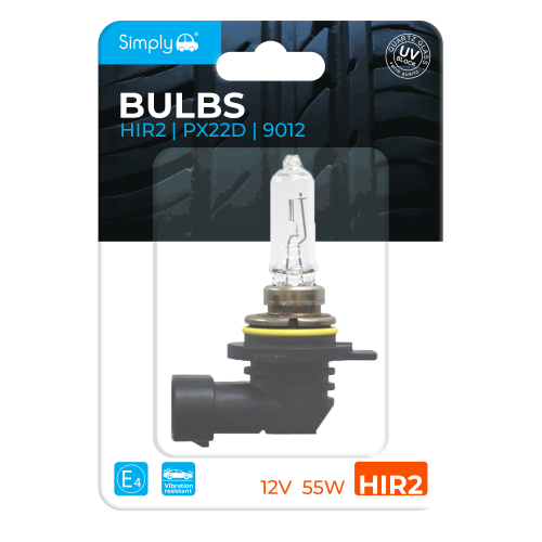 SHIR2 (9012) 12V 55W BLISTER