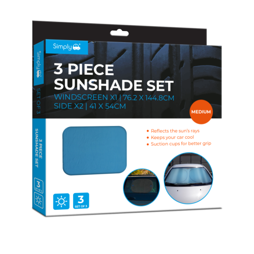 3PK SUNSHADE SET