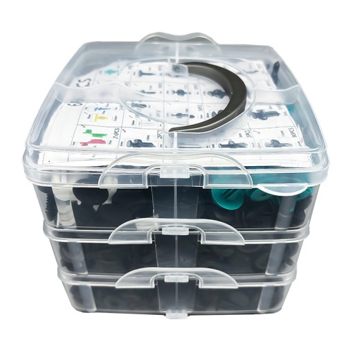 725PCS CAR TRIM CLIP AND RETAINER ASSORTMENT