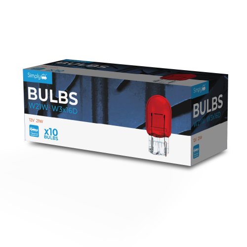 RED 12V 21W W21W W3.16D