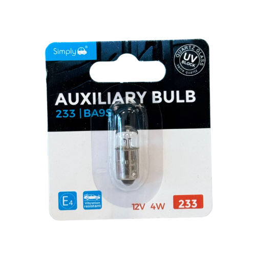 233 12V 4W BA9S BLISTER