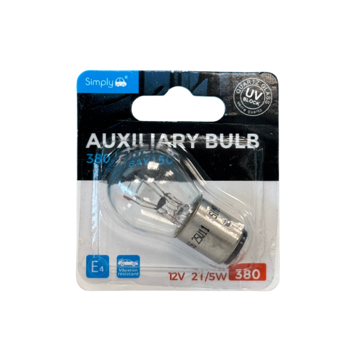 380 12V 21/5W BA15d BLISTER
