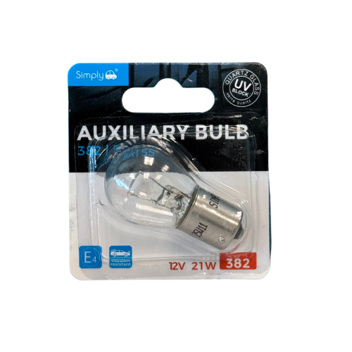 382 12V 21W BA15S BLISTER