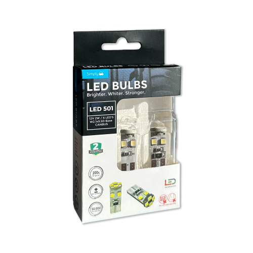 S5016LED 501 6LED SIDE WHITE CANBUS BOXED