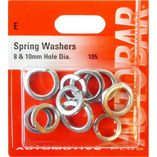 SPRING WASHERS 8MM  10MM
