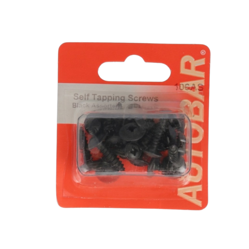 SELF TAPPERS BLACK ASSORTED (PK 20)