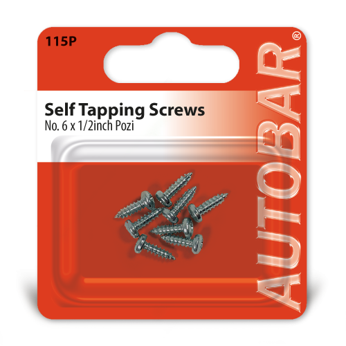 SELF TAPPERS NO.6 X 1/2 POSI DRIVE