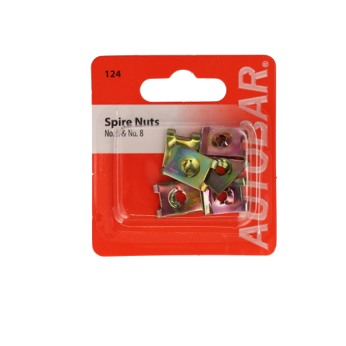 SPIRE NUTS NO.6  NO.8 (PK 6)