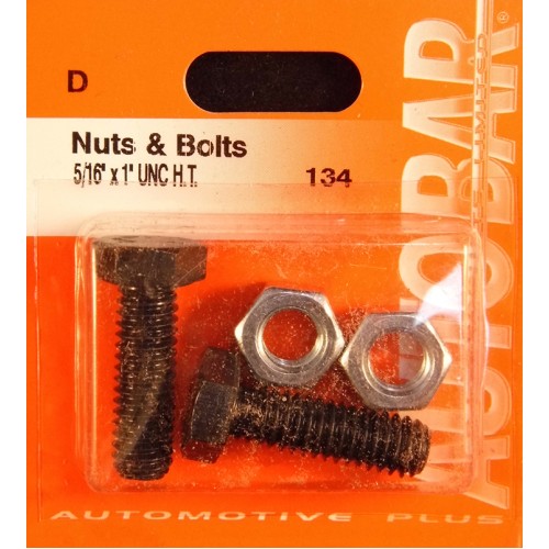NUTS  BOLTS 5/16 X 1 UNC