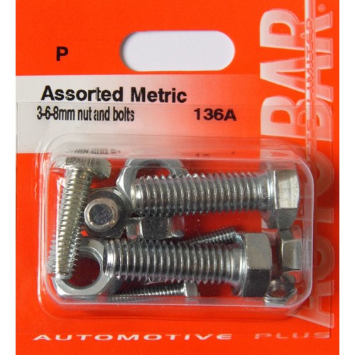 ASSORTED SMALL METRIC NUTS  BOLTS