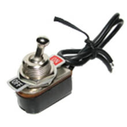 MINI METAL TOGGLE WITH WIRES 16AMP