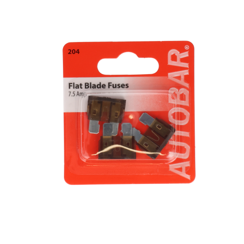 FLAT BLADE FUSES 7.5 AMP (PK 3)