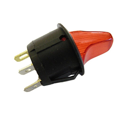 RED ON/OFF MINI ROUND TOGGLE