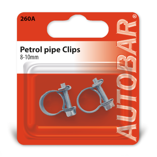 PETROL PIPE CLIPS 8 - 10MM QTY 2