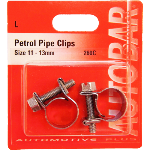 PETROL PIPE CLIPS 11 - 13MM QTY 2