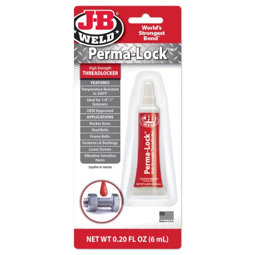 6ML PERMA-LOCK RED THREADLOCKER HIGH STRENGTH