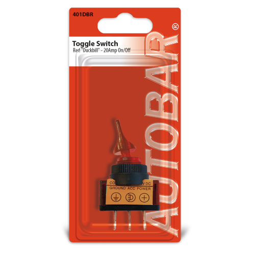 RED DUCK BILL TOGGLE SWITCH