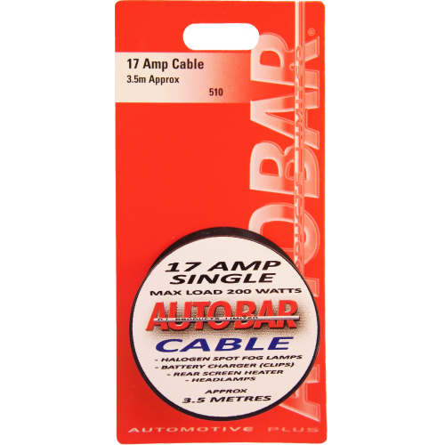 17 AMP CABLE - 3.5M APP. WHITE