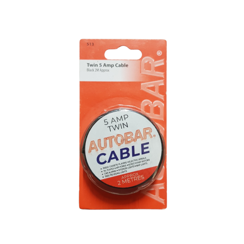 5 AMP TWIN CABLE - 2.0M APP - [5]