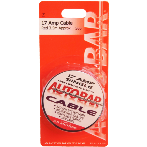 17 AMP CABLE - 3.5M APP. RED