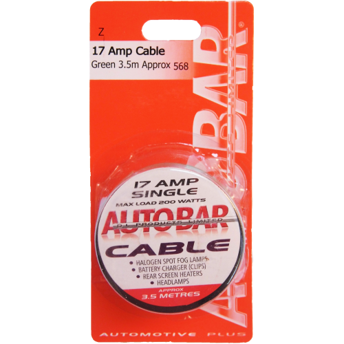 17 AMP CABLE - 3.5M APP. GREEN