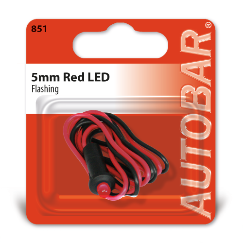LED 5MM RED FLASHING
