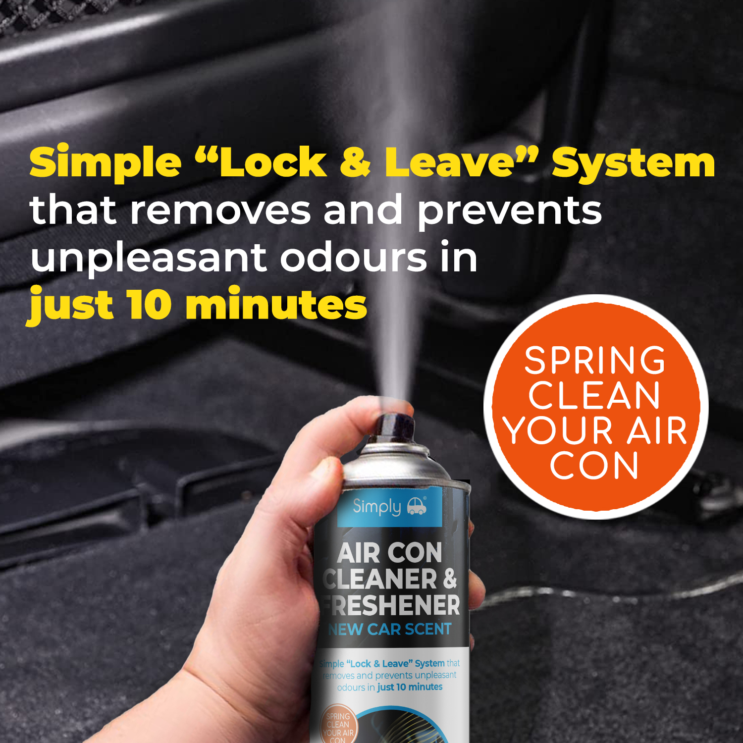 150ML AIR CONDITIONING CLEANER NEW CAR SCENT