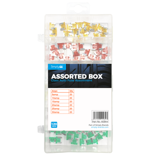 120PC ASSORTED LOW PROFILE FUSES