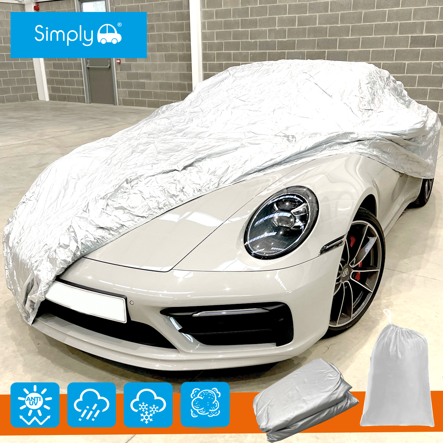 Simply Auto 'S' WATER RESISTANT CAR COVER - BCC1