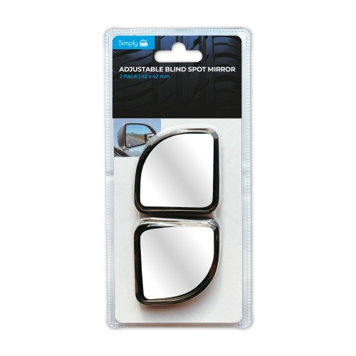 ADJUSTABLE BLIND SPOT MIRRORS BLACK