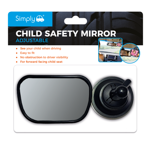 ADJUSTABLE BABY SAFETY SUCTION MIRROR