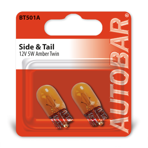 SIDE  TAIL 12V 5W AMBER TWIN