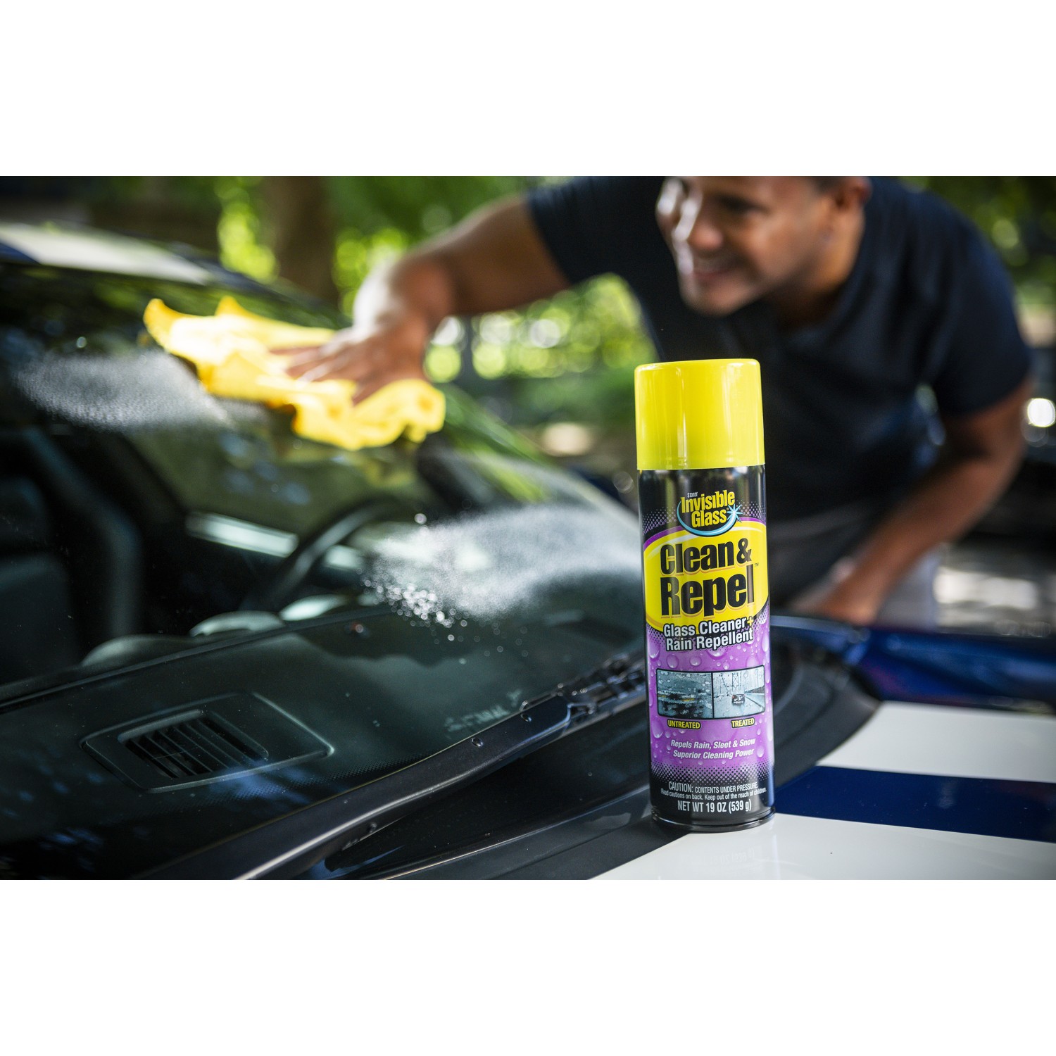 How To Super Clean & Repel Rain from Car's Windshield -Jonny DIY