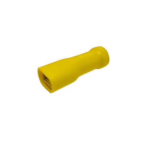 PK100 YELLOW 1/4in FEMALE INSULATED