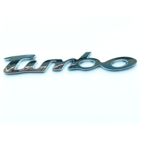 'TURBO' SIMPLY CHROME BADGE