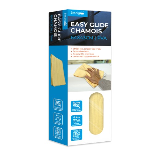 EASY GLIDE SYNTHETIC CHAMOIS 64X43CM