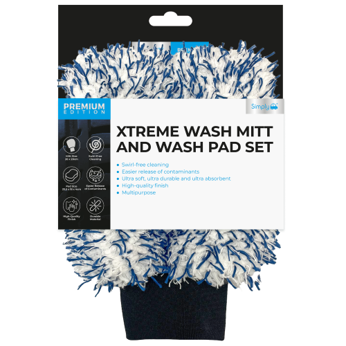 PREMIUM WASH MITT AND WASH PAD