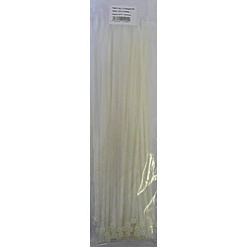 PK100 WHITE 370MM X 4.8MM  CABLE TIE